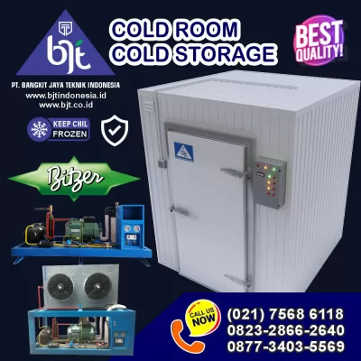 Menjaga Kesegaran Produk dengan Cold Room Freezer Kapasitas 2 Ton Hingga 6 Ton Buatan PT. BJT INDONESIA